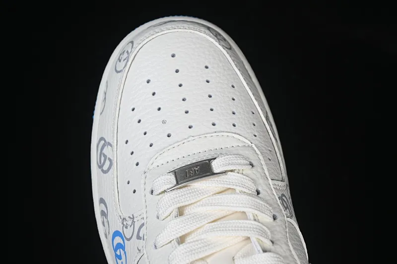 All categories Nk Air Force 1 Air Force series Nk Air Force 1 Low Air Force low-top Nike Air Force 1'07 Low Gucci co-branded white, red and blue Air Force 1 low-top casual sneakers SC0601-572